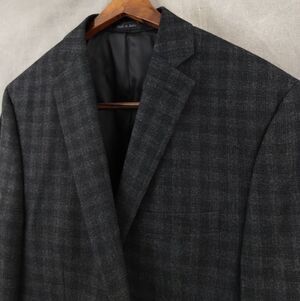 NEW Calvin Klein Mens Blazer Sport Coat Two Button Jacket Size 42R Casual Wool